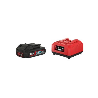Set incarcator si acumulator SKIL BC1E3116AA, 20V Max&amp;ldquo; (18 V) 2.0 Ah &amp;bdquo;Keep Cool&amp;ldquo; Li-Ion foto