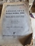 Legislatia Statului National Roman. Decrete-legi, regulamente, comunicate, deciziuni ministeriale, jurnale ale Consiliului de Ministri - Vol. XV 1-30