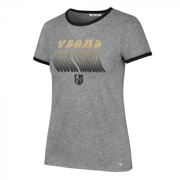 Vegas Golden Knights tricou de dama Letter Ringer grey - L