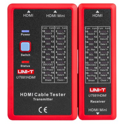 Tester cablu hdmi ut681hdmi uni-t foto