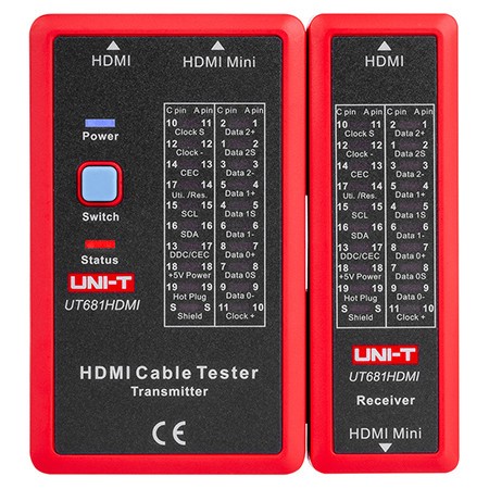 Tester cablu hdmi ut681hdmi uni-t