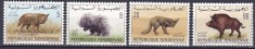 DB1 Fauna Africana 1968 Tunisia 4 v. MNH foto