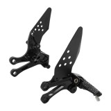 Suport Scarite Pilot Fata Kawasaki Ninja ZX10R 2004 2005 Stanga Dreapta negre A450BLACK