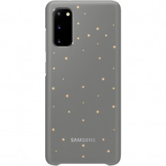 Husa Samsung Galaxy S20 G980 / Samsung Galaxy S20 5G G981, LED Cover, Gri EF-KG980CJEGEU