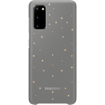 Husa Samsung Galaxy S20 G980 / Samsung Galaxy S20 5G G981, LED Cover, Gri EF-KG980CJEGEU foto