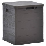 vidaXL Ladă de depozitare pentru grădină, maro, 90 L