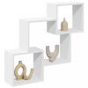 VidaXL Dulap de perete, alb, 78x18x71 cm, lemn prelucrat