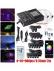 Kit Plafon Instelat + stele cazatoare 16W RGBW 900 fire la 2m combinate, Xenon Bright