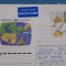 LIETUVA - PLIC CU 3 TIMBRE SI POZA CU STIINTE - 2011 - CIRCULAT .