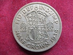 Anglia / Marea Britanie / Regatul Unit - HALF CROWN 1938 - George VI (298)