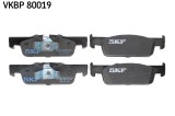 SKF VKBP 80019 set placute frana,frana disc
