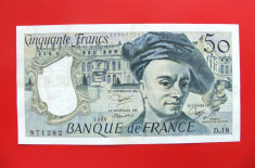 FRANTA - 50 Francs 1980 foto