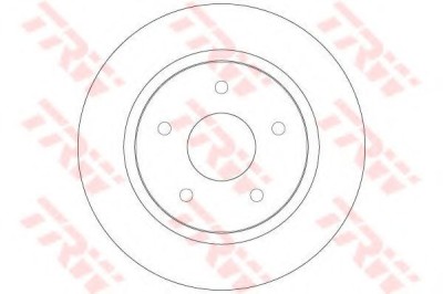 Disc frana FIAT FREEMONT (JC, JF) (2011 - 2016) TRW DF6325 foto