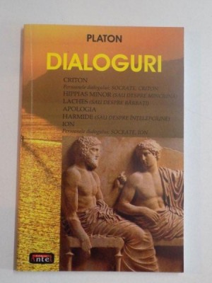 DIALOGURI de PLATON , TRADUCERE DE ST. BEZDECHI foto