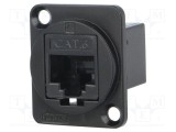 Adaptor CLIFF FT Cat 6 8p8c RJ45 soclu ambele părţi