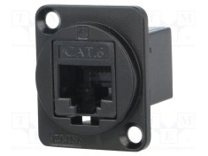 Adaptor CLIFF FT Cat 6 8p8c RJ45 soclu ambele părţi