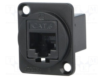 Adaptor CLIFF FT Cat 6 8p8c RJ45 soclu ambele părţi foto