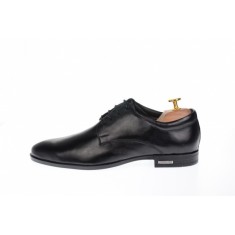 Pantofi barbati eleganti din piele naturala, Negru GKRN2N