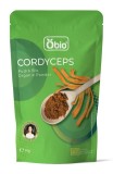 Cordyceps pudra bio 60g Obio - Supliment alimentar din ciuperca asiatica raw, bogat in polizaharide