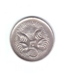 Moneda Australia 5 cents/centi 1981, stare buna, curata