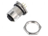 Conector M12 soclu mamă D-Ethernet PIN 4