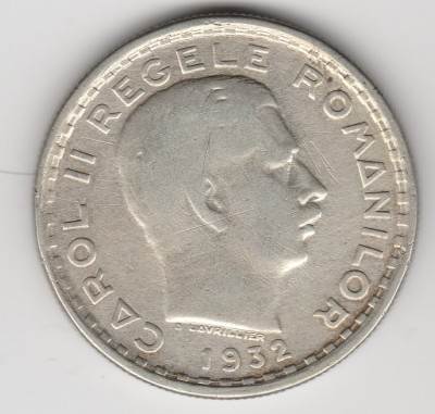 * Moneda 100 lei 1932 foto