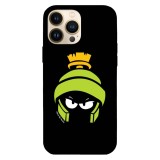 Husa compatibila cu Apple iPhone 14 Pro Max model The Martian Marvin, Silicon, TPU, Viceversa, Transparent, Carcasa