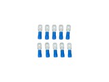 Set 10 papuci electrici Carpoint tip 740 tata 6,3x0,8 mm, lungime 21,3 mm, albastru AutoDrive ProParts
