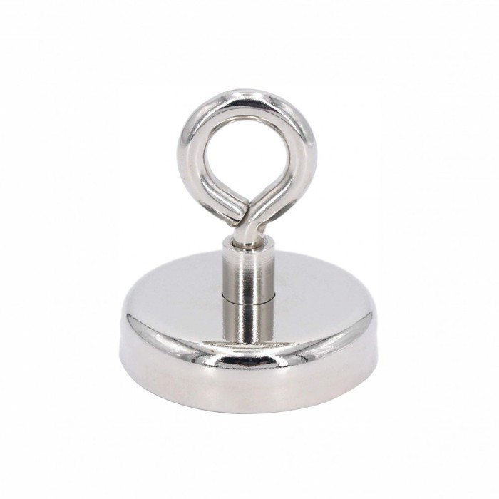 Fishing Magnet SmartProduct&reg; Neodym pentru Pescuit sau Ridicari Obiecte din Metal, 60 mm diametru, 120 kg forta, 1 buc
