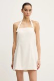 Abercrombie &amp; Fitch rochie culoarea bej, mini, dreaptă, KI159-5487