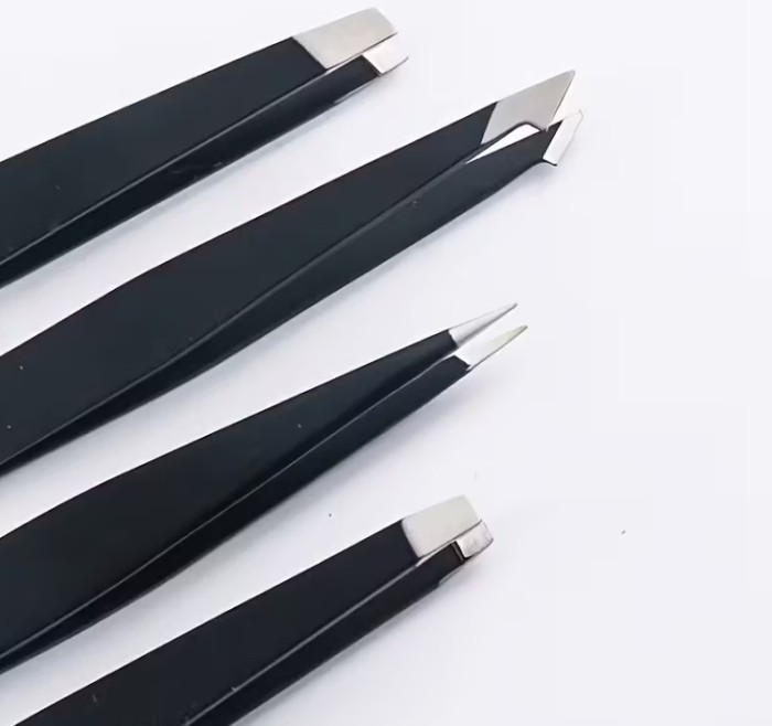 Set 4 pensete profesionale din otel inoxidabil