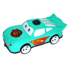 Masinuta de curse Fulger McQueen, verde, 35 cm foto