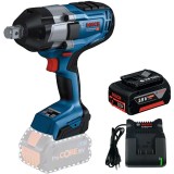 Bosch GDS 18V-1050 H + GBA + GAL 18V-20 - Masina de insurubat cu impact 1050 Nm M10-M24 + Set 1 acumulator si incarcator Li-Ion 18 V 4 Ah