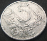 Cumpara ieftin Moneda istorica 5 ORE - DANEMARCA, anul 1941 *cod 1436 C, Europa, Aluminiu