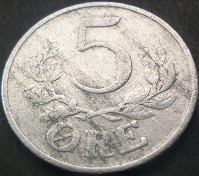 Moneda istorica 5 ORE - DANEMARCA, anul 1941 *cod 1436 C foto