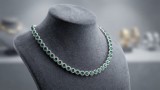 Cumpara ieftin Colier din Argint 925 Emerald Royal Riviera Halo , Opulenta E i Eleganta de Gala
