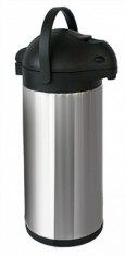 Termos inox interior si exterior cu pompa, 3L, d15xh40.5cm, 012858, foto