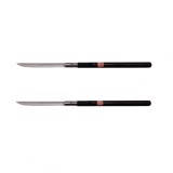 Pachet doua Sabii de vanatoare Shaolin Master, model baston, 55 cm, negru, teaca inclusa