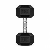 Gantera profesionala 7.5 kg hexagonala, grip ergonomic, sala si home gym