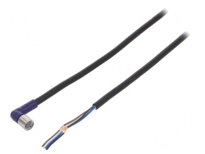 Cablu Conectare M8 4 PIN Unghi 2m 0.5A foto
