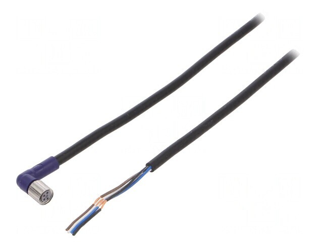 Cablu Conectare M8 4 PIN Unghi 2m 0.5A