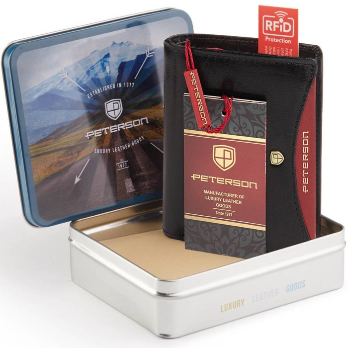 Biroul vertical pentru bărbați din piele RFID
