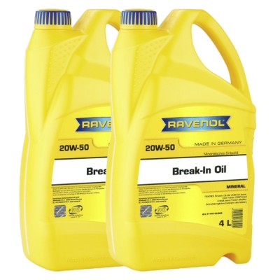 Pachet 8 litri ulei Ravenol Break-In Oil 20W50 foto