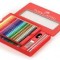 Culori Faber Castell 48/set + 4 Accesorii cutie metal