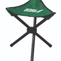 Scaun de camping pliabil, DEDRA N1021, trepied 30x30x40cm