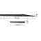 Set 2 buc bandouri usi laterale TOYOTA YARIS (XP210), 02.2020-, modele cu 5 usi, partea dreapta, negru; all-purpose,