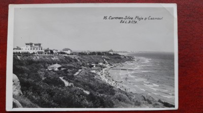 1937 Carmen Silva Plaja si Cazinoul C.P. circ. RARA foto