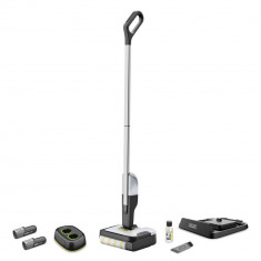 Aparat de curatat podele Karcher FC 2-4 2B Duo. Acumulator Li-Ion, 0.2 L, Sistem cu 2 rezervoare, Argintiu