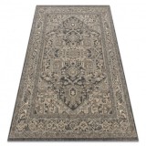 Covor de lana LEGEND 468 10 GB500 OSTA - Rozeta, cadru, exclusiv gri / bej, 200x300 cm