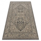 Covor de lana LEGEND 468 10 GB500 OSTA - Rozeta, cadru, exclusiv gri / bej, 160x230 cm